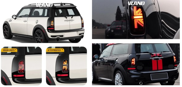VLAND LDMC34 mhm Комплект задніх ліхтарів Vland Led Bar Neon LED Tuning Mini Clubman r55 2007-2014