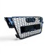 Китай Grill Plaster Miodu Audi A5 8T 2007-2011 Przed Liftem Решітка радіатора "Соти" для Audi A5 8T 2007-2011, чорний глянець, стиль RS, накладка на бампер