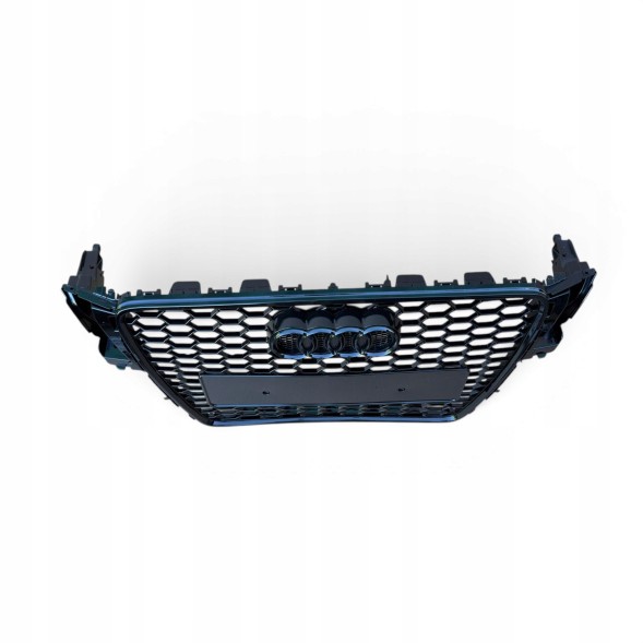 Китай Grill Plaster Miodu Audi A5 8T 2007-2011 Przed Liftem Решітка радіатора "Соти" для Audi A5 8T 2007-2011, чорний глянець, стиль RS, накладка на бампер