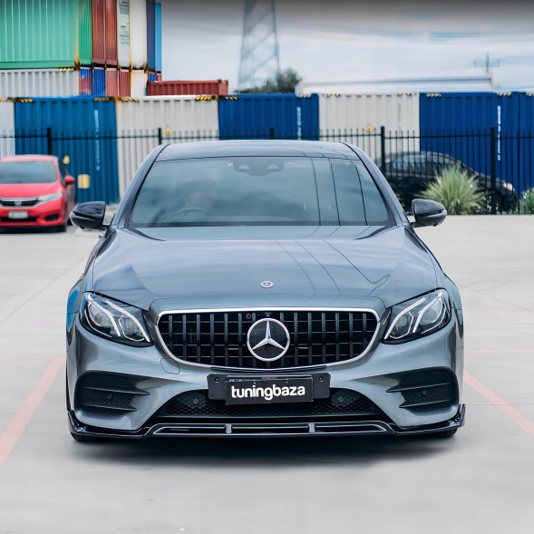 Китай 11242 Решітка Faux Mercedes E-Class W213 GT Style Black Gloss 16-23 з камерою