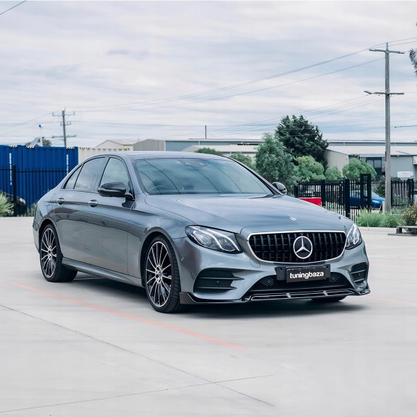 Китай 11242 Решітка Faux Mercedes E-Class W213 GT Style Black Gloss 16-23 з камерою