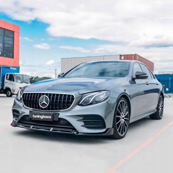 Китай 11242 Решітка Faux Mercedes E-Class W213 GT Style Black Gloss 16-23 з камерою