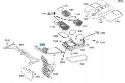 Mercedes-Benz OE A6540943800 ШЛАНГ СВІЖОГО ПОВІТРЯ MERCEDES W447 W205