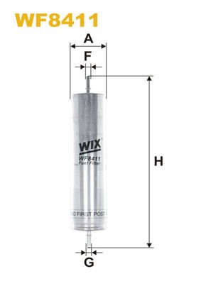 WF8411 WIX FILTERS Фільтр палива