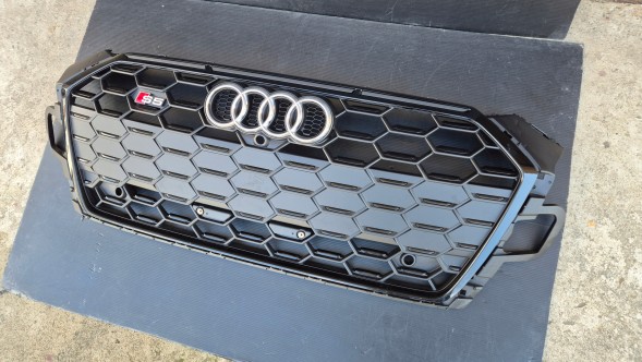 Audi OE GRILL AUDI S5 F5 LIFT 2019- MATOWY + CHROMY Камера радіатора GRILL Audi S5 A5 F5 8W6 LIFT 19- MAT + ХРОМИ ОРИГ. НОВА