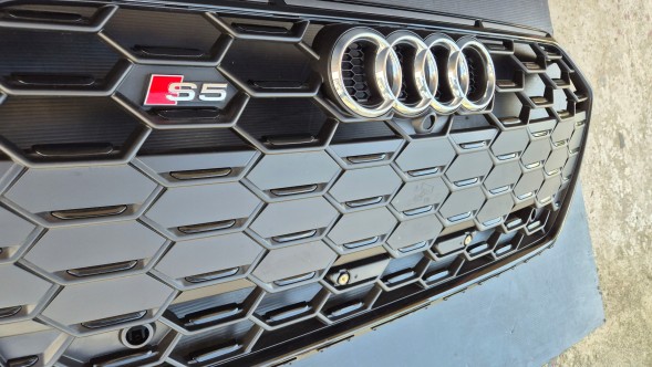 Audi OE GRILL AUDI S5 F5 LIFT 2019- MATOWY + CHROMY Камера радіатора GRILL Audi S5 A5 F5 8W6 LIFT 19- MAT + ХРОМИ ОРИГ. НОВА