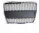 KD ga37 AUDI A6 C6 04-08 Решітка радіатора стиль RS LOOK ХРОМОВАНА РАМКА Чорна середина