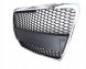 KD ga37 AUDI A6 C6 04-08 Решітка радіатора стиль RS LOOK ХРОМОВАНА РАМКА Чорна середина