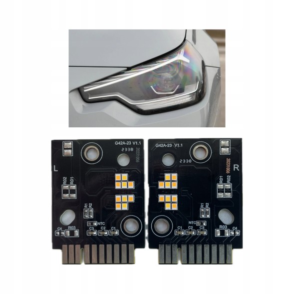 Китай DRL G42/G87 LOW LED CONFIG CSL YELLOW DRL модулі для BMW 2/M2 G42/G87 2021 - Low Match, KPL.