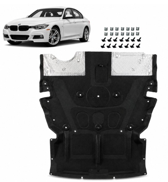 PC 51757241772BMW+SP ЗАХИСТ ДВИГУНА ПІД ДВИГУН BMW 3 F30 F31 2011-2019 БЕЗ XDRIVE + КЛІПСИ