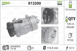 Valeo 813200 Компресор кондиціонера valeo 813200