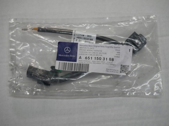 Mercedes-Benz OE MERCEDES 651 ZESTAW NAPRAWCZY KABEL WIĄZKA PRZEWÓD SILNIKA A6511503188 6511503188 MERCEDES 651 РЕМКОМПЛЕКТ КАБЕЛЬНОЇ ПРОВОДКИ ДЖГУТ ПРОВІД ДВИГУНА A6511503188