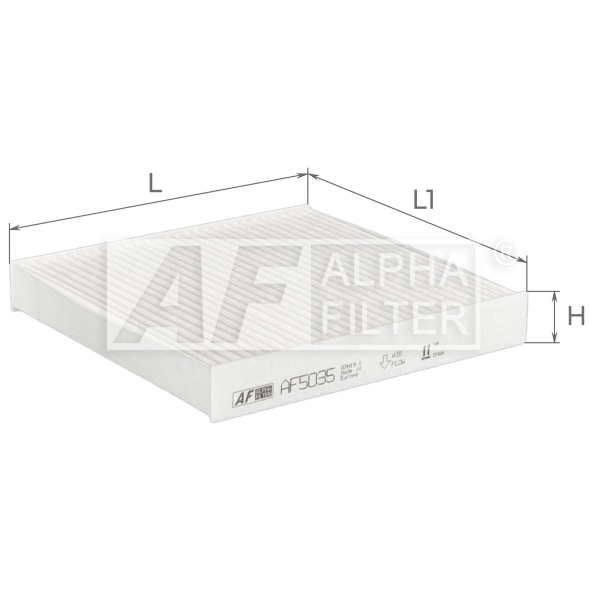 AF5035 ALPHA FILTER Фільтр салону