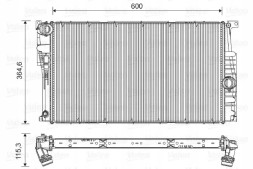 Valeo 735453 Охолоджувач води 735453 valeo bmw 1 f20 f21