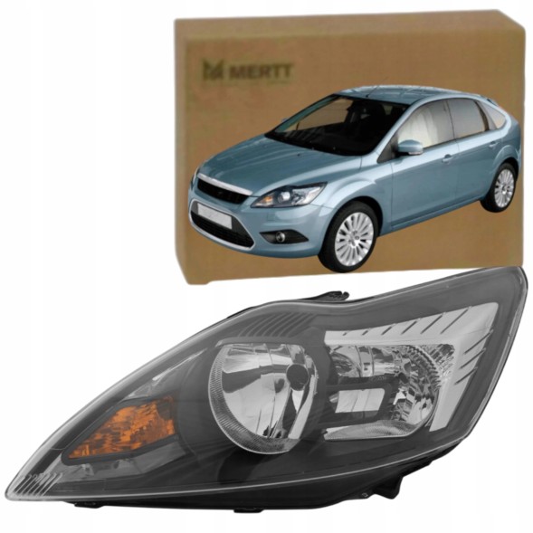 Mertt MRT-2033938 Фара лампа передня чорна 8m5113w030 ford focus ii mk2 lift 2008-