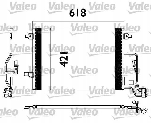 Valeo 817679 Очисник радіатора кондиціонера 817679 valeo