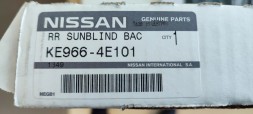 Nissan OE KE9664E101 ОРИГІНАЛЬНІ СОНЦЕЗАХИСНІ ШТОРКИ NISSAN QASHQAI 2014-2021