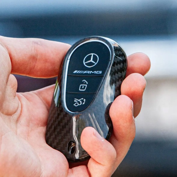 Китай 12 Чохол Чохол / Корпус для ключа, карбонове волокно, Mercedes W214 W223 W206