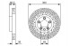 Bosch 0 986 479 B12 Гальмівний диск передній вентильований 0 986 479 b12