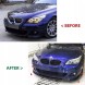 Green Parts НАКЛАДКА НА ПЕРЕДНІЙ БАМПЕР СПОЙЛЕР ДЛЯ BMW E60 E61 TYLKO M-PAKIET