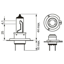 1987301441 BOSCH Автолампа Bosch ULTRA WHITE 12V 55W H7 PX26d