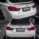 Китай T-007 Карбоновий спойлер на кришку багажника BMW 4 Series F36 у стилі M4 (Dry-Carbon)