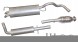 CHINA SEAT LEON 30.233_30.234_99-987_ANTPOL Seat leon vw golf iv 1.4 16v 55kw середня та кінцева частина випускної системи з каталізатором