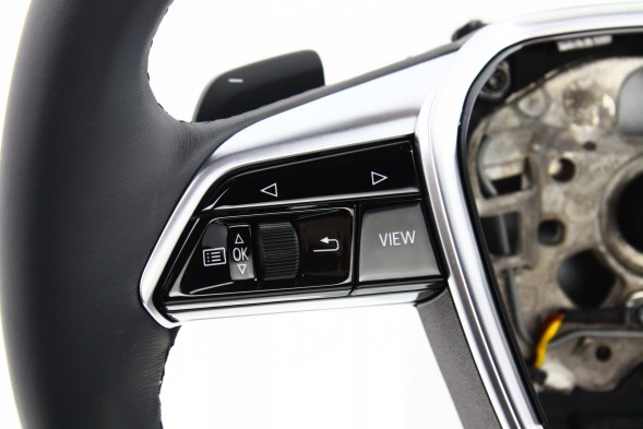 Audi OE 4KE419091P, DWP521154OE НОВЕ ОРИГІНАЛЬНЕ ШКІРЯНЕ КЕРМО З ПЕЛЮСТКАМИ AUDI A6 A7 C8 A8 Q7 Q8 4KE419091P