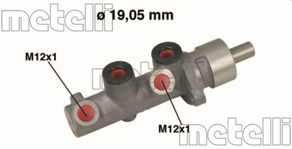05 0472 METELLI Циліндр гідравлічний гальмівний