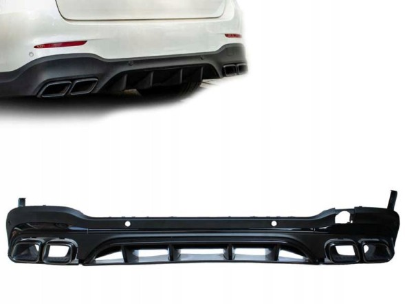 Китай DMX2537 Mercedes GLC X253 SUV AMG дифузор, чорний