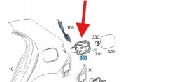 Mercedes-Benz OE Mercedes A1776308102 OE ПРОСТІР ДЛЯ ЗАЛИВКИ ПАЛИВА MERCEDES A-Клас W177 OEM/OE A1776308102