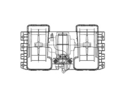 Mahle AB 38 000P Повітродувка 24v man tga, tgl, tgm, tgs, tgx 04.00-