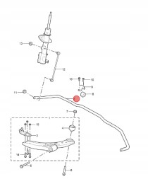 MG OE 10227885 Передній стабілізатор mg zs I clasic