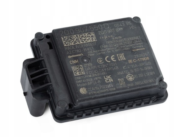 Volkswagen OE 2Q0907550D / 2Q0-907-550-D Continental Блок Керування Радаром ACC Audi Cupra Skoda Volkswagen 2Q0907550D