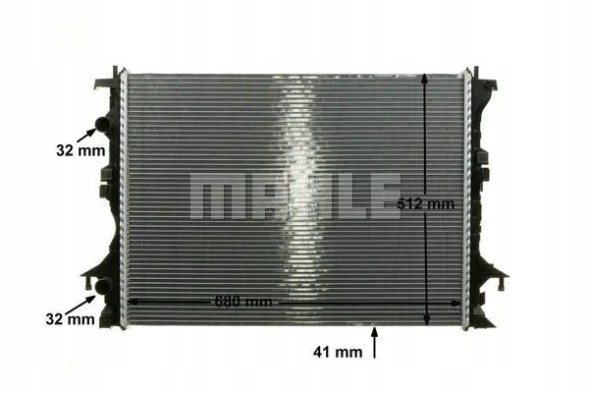 Mahle CR 1092 000P Охолоджувач води cr 1092 000p mahle renault espace