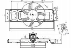 Nissens 85712 Вентилятор холод.З корпусом