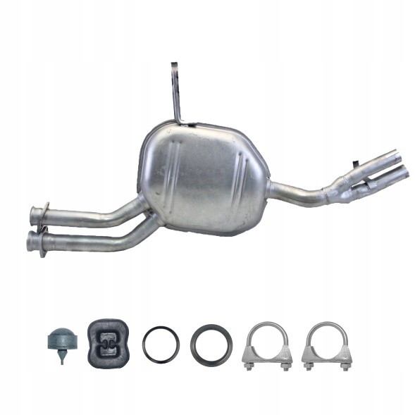 CHINA ZEST.10.145 Середній глушник mercedes w126, 300sel s class 85-