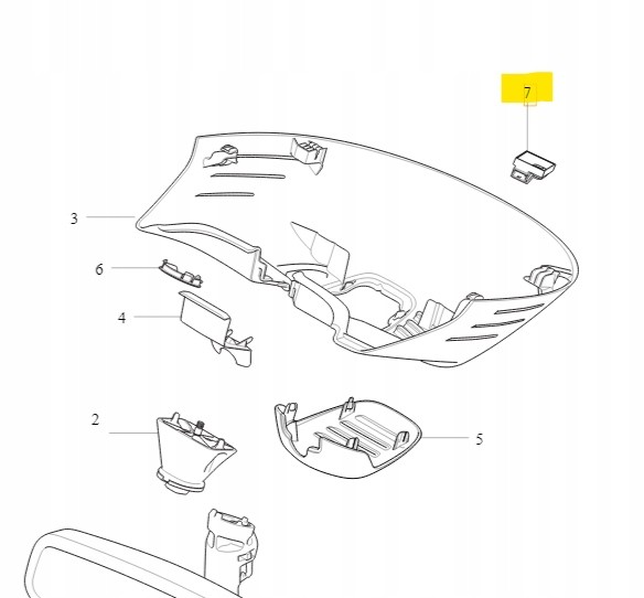 Volvo OE 31404274 Датчик вологості повітря Volvo