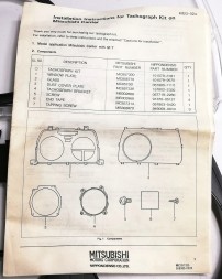 Mitsubishi OE РАМКА СКЛО ЛІЧИЛЬНИКА ТАХОГРАФА MITSUBISHI CANTER MC857300 OE!