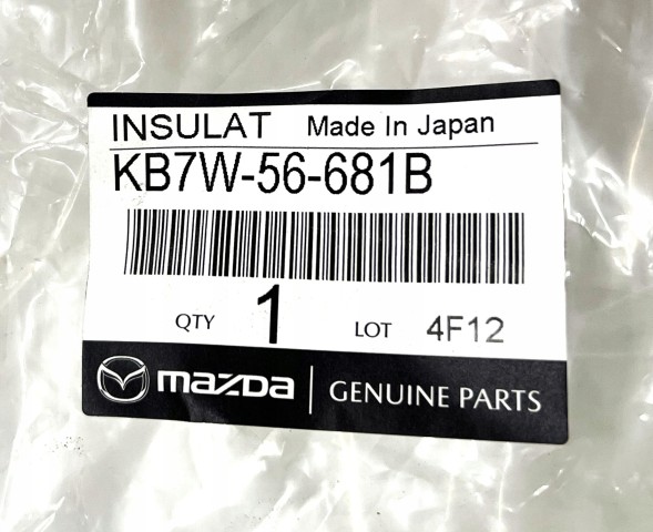 Mazda OE GP| WYGŁUSZENIE MASKI, KB7W-56-681B, KB7W56681B, KB7W-56-681A, KB7W56681A, KB7W-56-681, KB7W56681 ORYGINAŁ MAZDA CX-5 CX5 KF 2017-2024 ШУМОІЗОЛЯЦІЯ КАПОТА КРИШКИ ДВИГУНА ОРИГІНАЛ