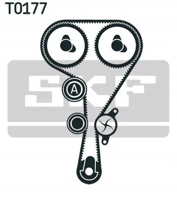 SKF VKMC 06104 Комплект грм + водяний насос vkmc 06104 skf