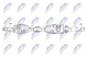 NTY NPW-NS-080 Піввісь права nissan x-trail t32 1.6dci 2wd 14- мтм ~~