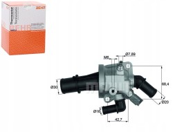 BEHTI 164 88/RS6 BEHR ТЕРМОСТАТ FIAT 88C 1.3M-JET BEHR