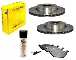 ATM Mikoda ALL2957 A Диски колодки VW GOLF V VI JETTA CADDY SKODA OCTAVIA 1Z YETI ПЕРЕДНІ 280мм