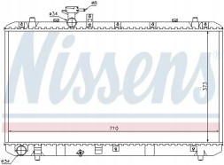 Nissens 64197 Радіатор охолодження 64197 nissens fiat suzuki