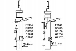 Monroe G8100/MON Monroe амортизатор передній l citroen c3 picasso + помічник водія #28
