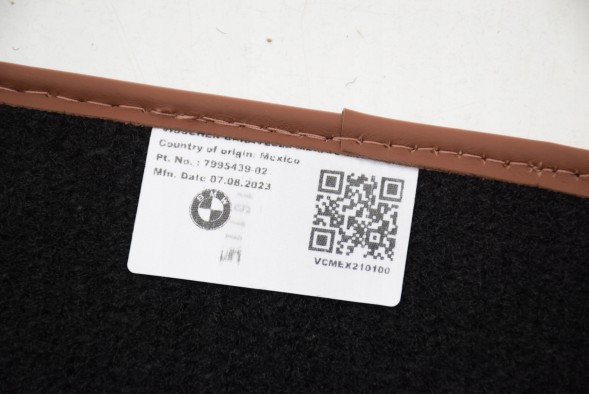 BMW OE 7858695 7995439 BMW BMW X7 G07 Комплект Передні Задні Велюрові килимки Individual Tartufo Original