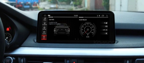 Китай BMW X5 X6 F15 F16 2014-2017 NBT ЕКРАН РАДІО ANDROID 13 SNAPDRAGON 668 8GB