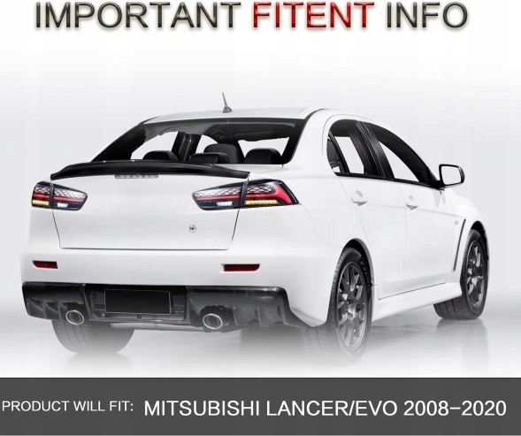 Tuning-Tec TTLDMI14 ДІОДНІ ЛАМПИ ДЛЯ MITSUBISHI LANCER 8 СЕДАН 08-16 SMOKE LED