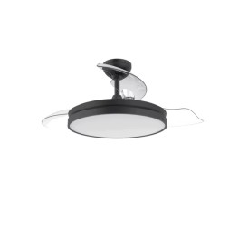 AC 5063022775375 Стельовий вентилятор з лампою GoodHome Veluzi 106 см 3600 лм CCT чорний